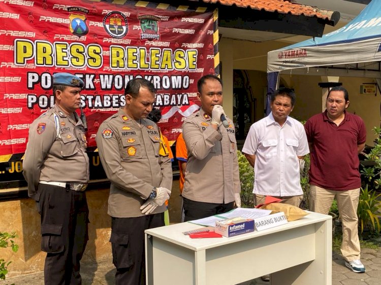 Polisi Berhasil Amankan Residivis Curanmor 6 TKP di Kota Surabaya